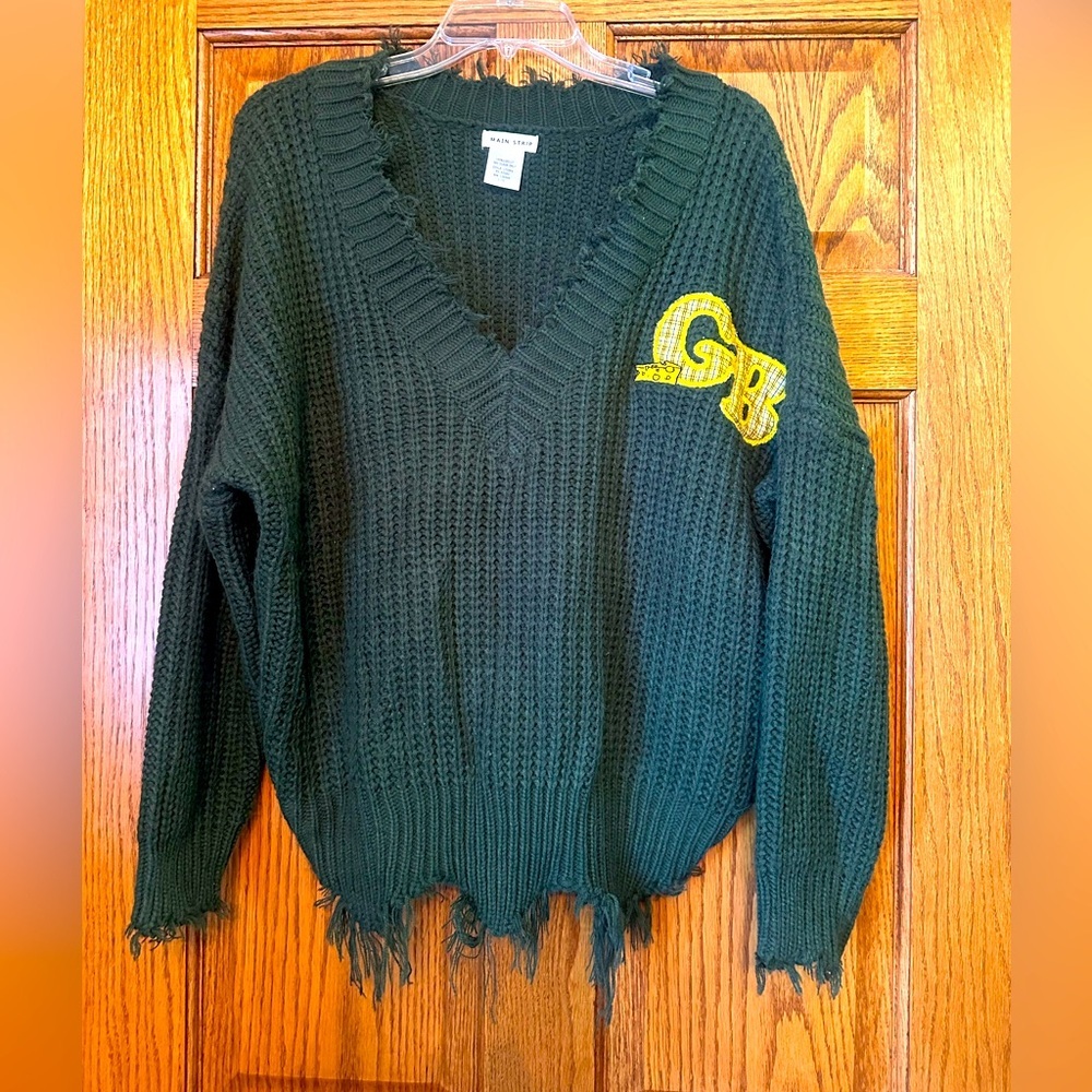ONE OF A KIND Green Bay Packers Women's Green Sweater